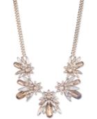 Givenchy Gold-tone Colored Crystal & Imitation Pearl Statement Necklace