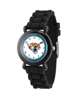 Gametime Nfl Jacksonville Jaguars Kids' Black Plastic Time Teacher Watch