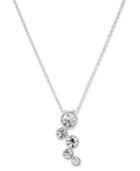 Inc International Concepts Silver-tone Crystal Pendant Necklace, Created For Macy's