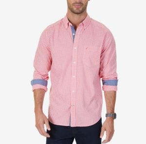 Nautica Men's Classic-fit Stretch Gingham Shirt