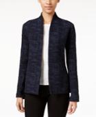 Eileen Fisher Open-front Jacquard Blazer