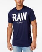 G-star Raw Men's Leacht Graphic-print Logo T-shirt