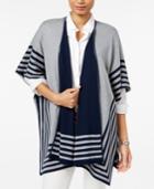 Tommy Hilfiger Delaney Striped Poncho