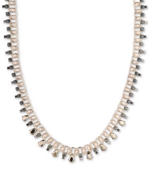 Marchesa Gold-tone Multi-stone Collar Necklace