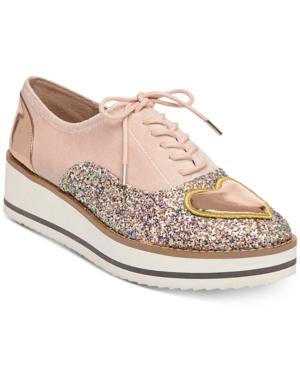 Betsey Johnson Walker Embellished Oxfords Women's Shoes