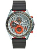 Fossil Men's Chronograph Sport 54 Gray Silicone Strap Watch 44mm Ch3025