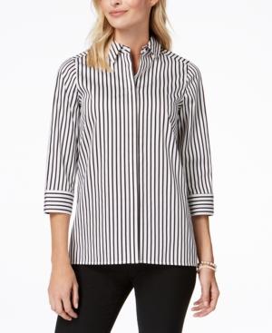 Kasper Pinstriped Shirt, Regular & Petite