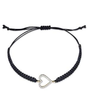 Yellora™ Diamond Bracelet, Yellora™ Diamond Heart Parachute Cord Bracelet (1/6 Ct. T.w.)