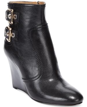 Nine West Herbert Wedge Booties Women's Shoes