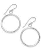 Essentials Polished Circle Drop Earrings