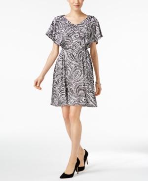 Ny Collection Flutter-sleeve A-line Dress