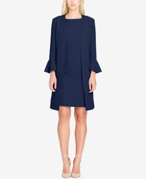 Tahari Asl Trumpet-sleeve Dress Suit