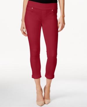 Style & Co. Petite Cuffed Jeans, Bright White Wash, Only At Macy's