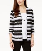 Alfred Dunner Upper East Side Layered-look Necklace Top