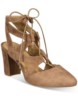 Rialto Milly Block-heel Lace-up Pumps Women's Shoes