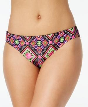 Betsey Johnson Rose-print Bikini Bottom Women's Swimsuit