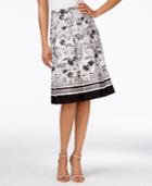 Charter Club Printed A-line Skirt, Only At Macy's