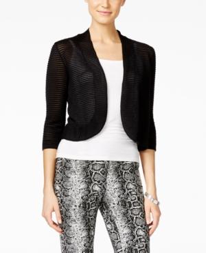 Alfani Petite Rib-knit Bolero Cardigan, Only At Macy's