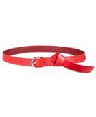 I.n.c. Knotted Leather Belt, Created For Macy's