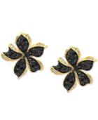 Effy Diamond Flower Stud Earrings (1 Ct. T.w.) In 14k Gold