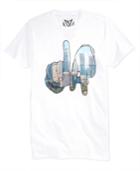 Univibe Men's La Hands Skyline Graphic-print T-shirt
