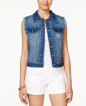 American Rag Gianna Medium Wash Denim Vest, Only At Macy's