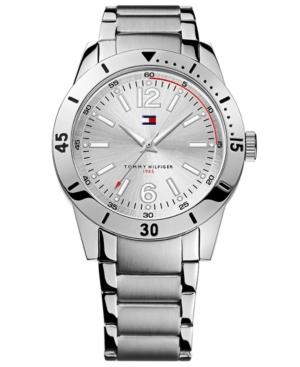 Tommy Hilfiger Men's Silver-tone Bracelet Watch 42mm 1790865