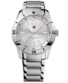 Tommy Hilfiger Men's Silver-tone Bracelet Watch 42mm 1790865