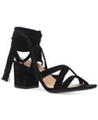 Lucky Brand Idalina Lace-up Block-heel Sandals Women's Shoes