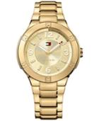Tommy Hilfiger Women's Gold Ion-plated Stainless Steel Bracelet Watch 40mm 1781450