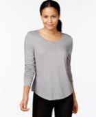 32 Degrees Solid Henley Baselayer Top