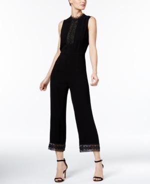 Yyigal Lace-trim Wide-leg Jumpsuit, A Macy's Exclusive