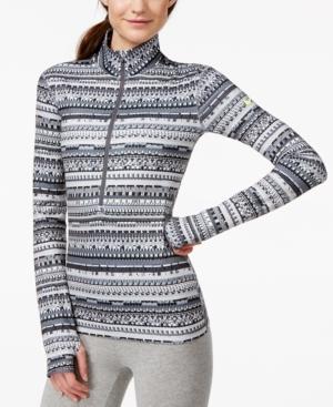 Nike Pro Warm 8-bit Print Half-zip Top