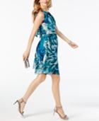 Inc International Concepts Belted A-lined Dress, Created For Macy's