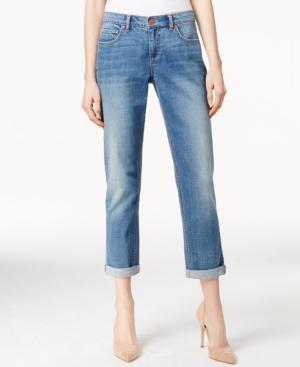 Vintage America Slim Boyfriend Kara Indus, Blue Wash Jeans