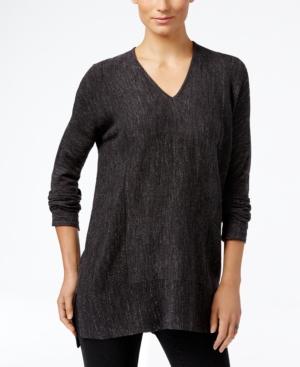 Style & Co. V-neck Long-sleeve Tunic, Only At Macy's