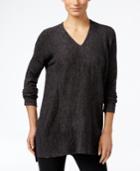 Style & Co. V-neck Long-sleeve Tunic, Only At Macy's