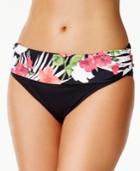 Tommy Bahama Tropic-floral Foldover Bikini Bottom Women's Swimsuit