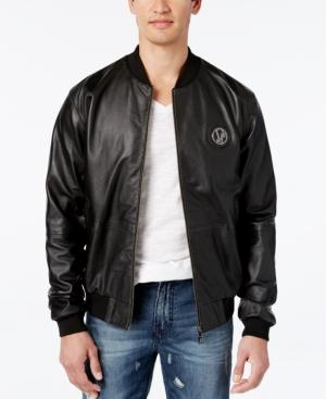 Versace Jeans Men's Teak Leather Jacket