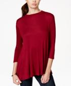 Bar Iii Crew-neck Knit Swing Top, Only At Macy's
