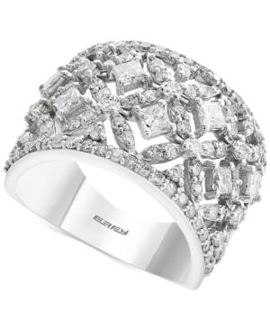Effy Diamond Openwork Statement Ring (2 Ct. T.w.) In 14k White Gold