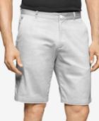 Calvin Klein Men's Slim-fit Striped Sateen Shorts