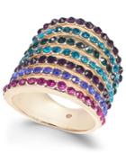 I.n.c. Gold-tone Stone Multi-band Statement Ring, Created For Macy's