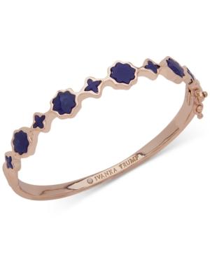 Ivanka Trump Rose Gold-tone Stone Bangle Bracelet