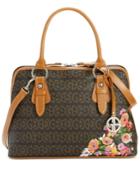 Giani Bernini Floral Block Signature Dome Satchel, Only At Macy's