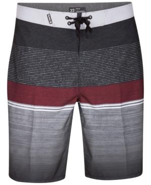 Hurley Men's Phantom Cove Striped 18 Boardshorts