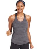 Nike Elastika Dri-fit Heathered Racerback Tank Top