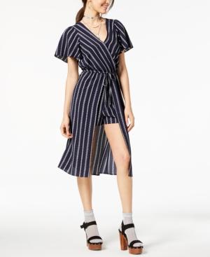 Heart And Soul Juniors' Striped Walk-through Romper