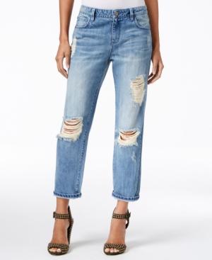 Rachel Rachel Roy Ripped Babylon Wash Straight-leg Jeans, Only At Macy's