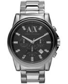 Ax Armani Exchange Watch, Men's Chronograph Stainless Steel Bracelet 45mm Ax2092